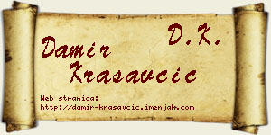Damir Krasavčić vizit kartica
